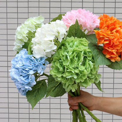 Outdoor Fake Hydrangea Flower Decor