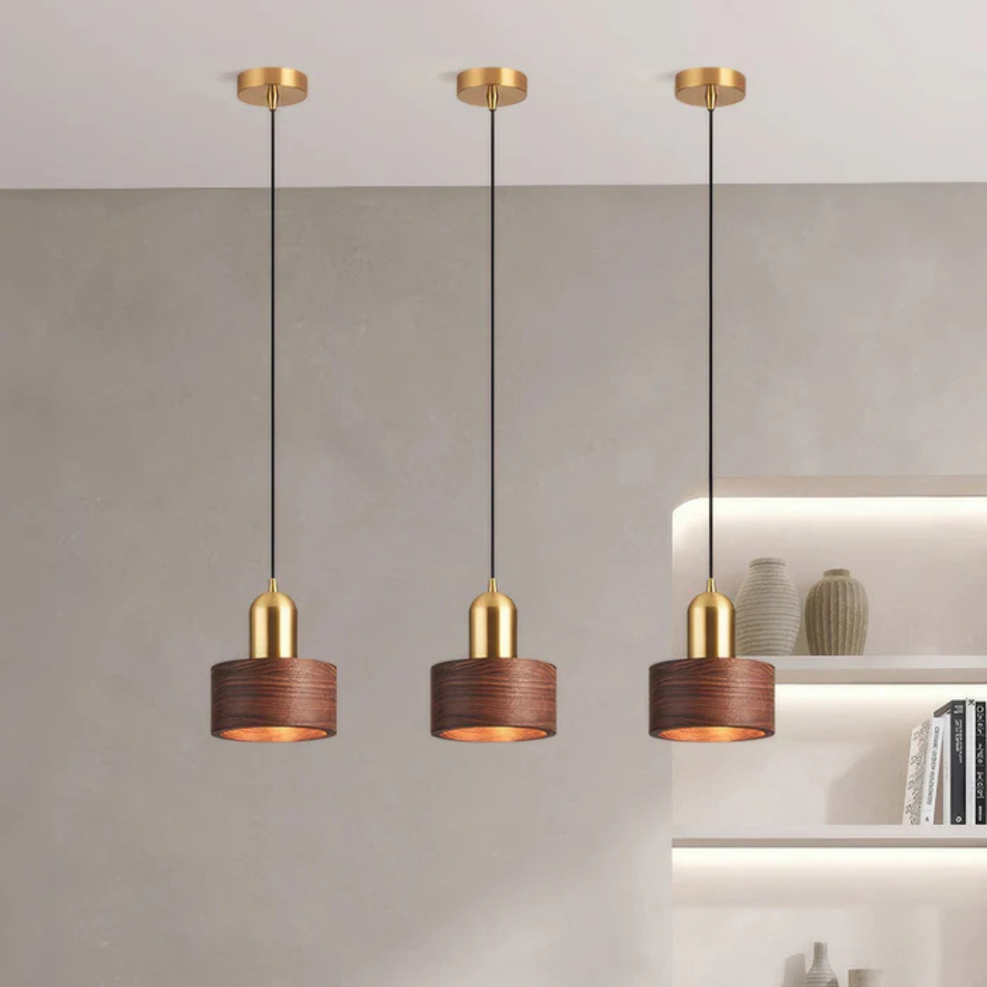 Elegant Gold Drop Pendant Lighting