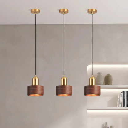 Elegant Gold Drop Pendant Lighting
