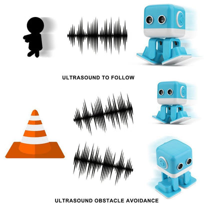 Colorful Interactive Robot Toy Cube