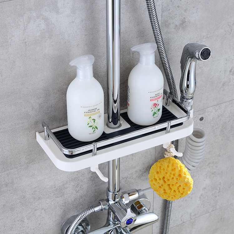 Simple Bathroom Storage Shelf Tray - Luxicro