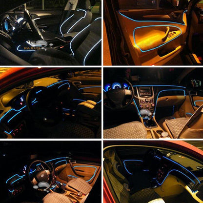 Bright 5-in-1 LED Car Interior Light Kit