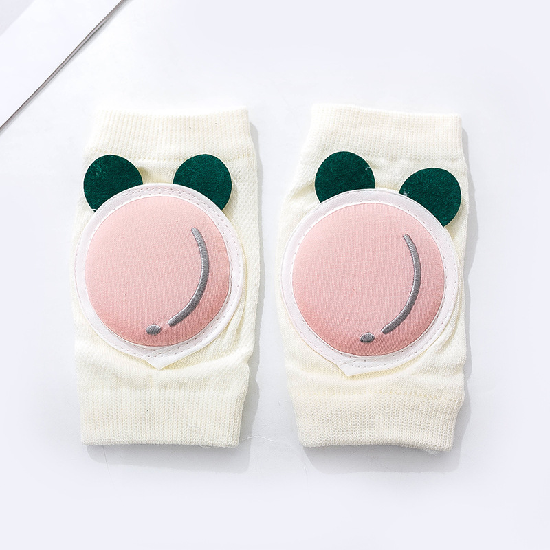 Cushioned Infant Knee Guards for Crawlers with Non Slip Protection - Luxicro