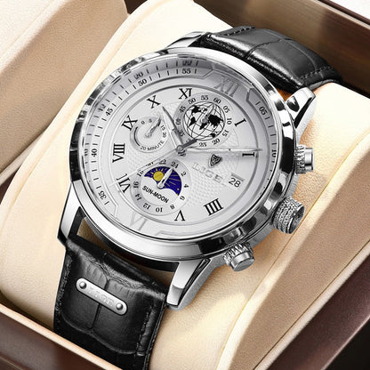 Stylish Quartz Leather Men's Watch