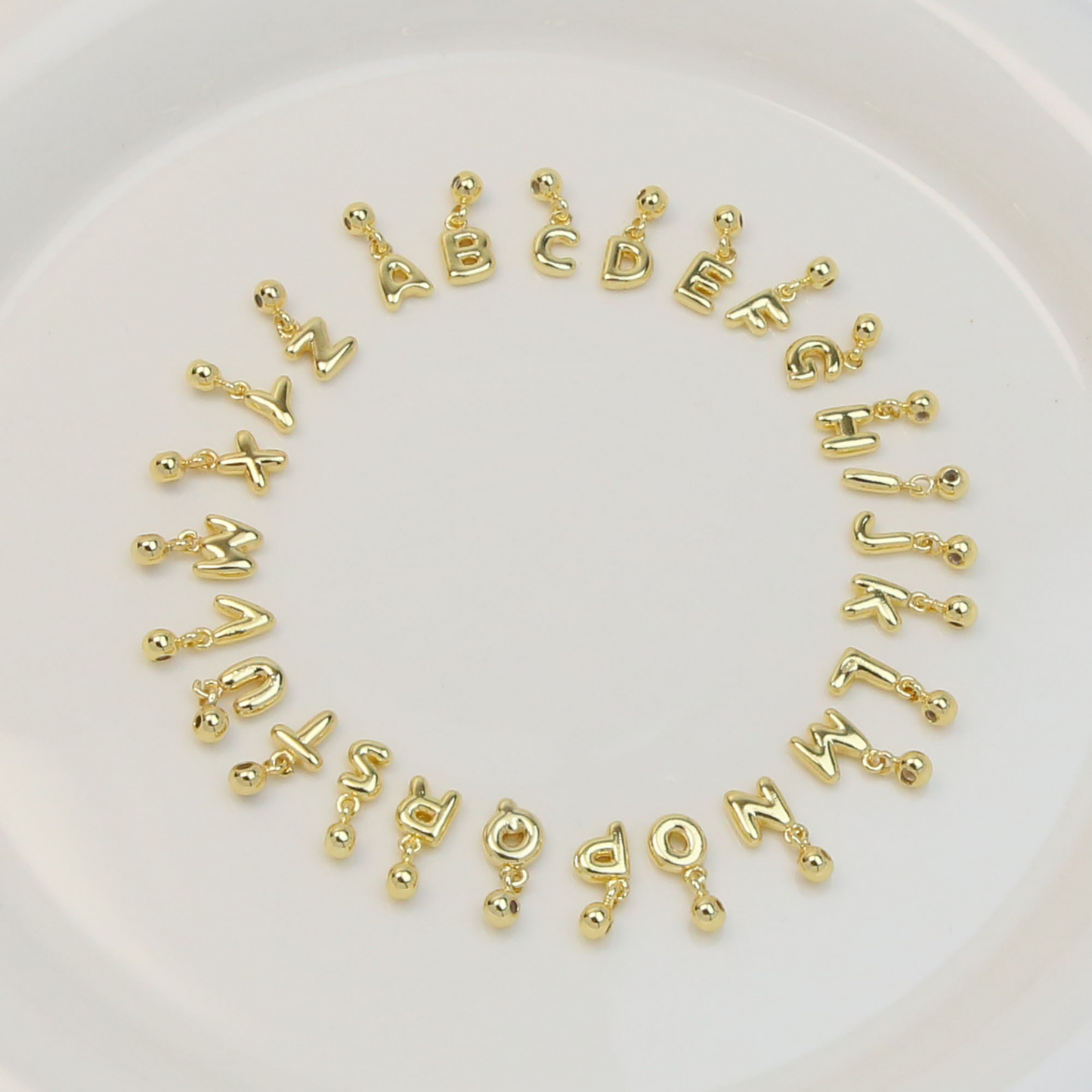Dainty Customized Letter Satellite Necklace