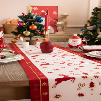 Premium Decorative Fringed Table Runner - Luxicro