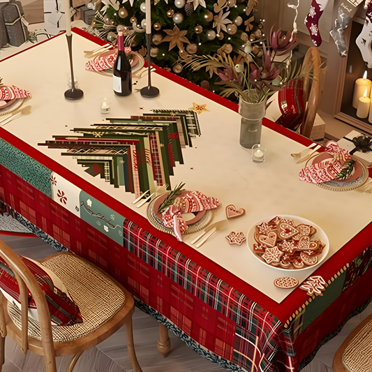 Beautiful Christmas Tree Table Cover - Luxicro