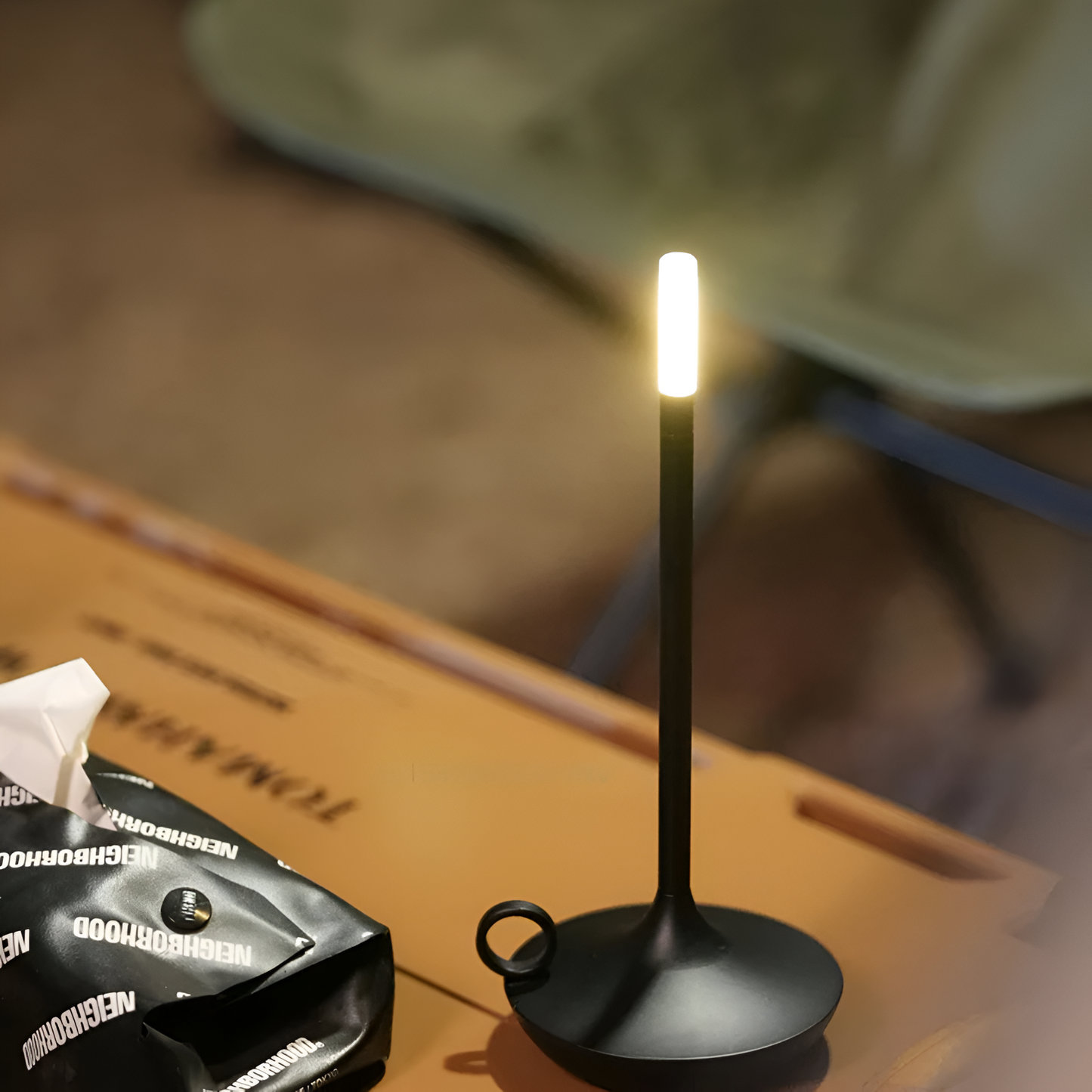 Compact Round Desk Lamp