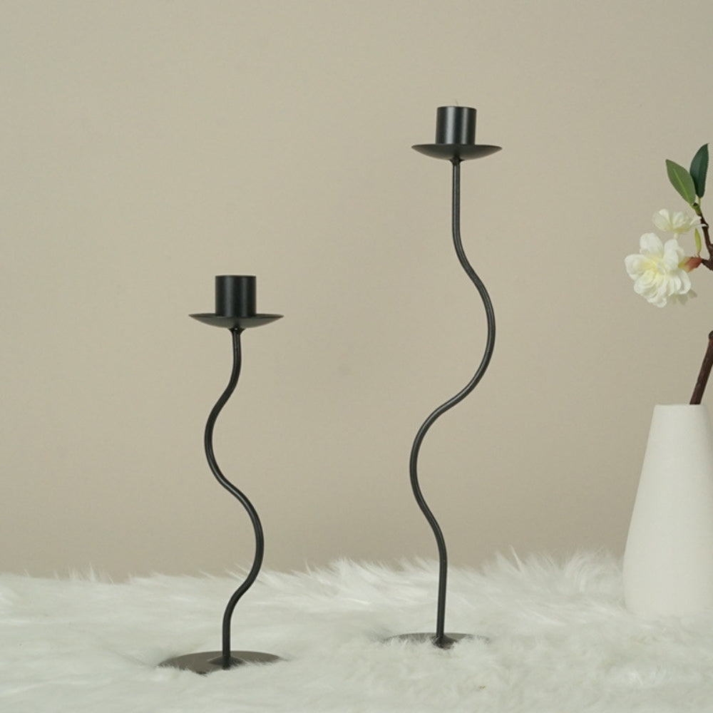 Decorative Patterned Metal Candle Holder