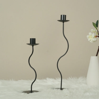 Decorative Patterned Metal Candle Holder