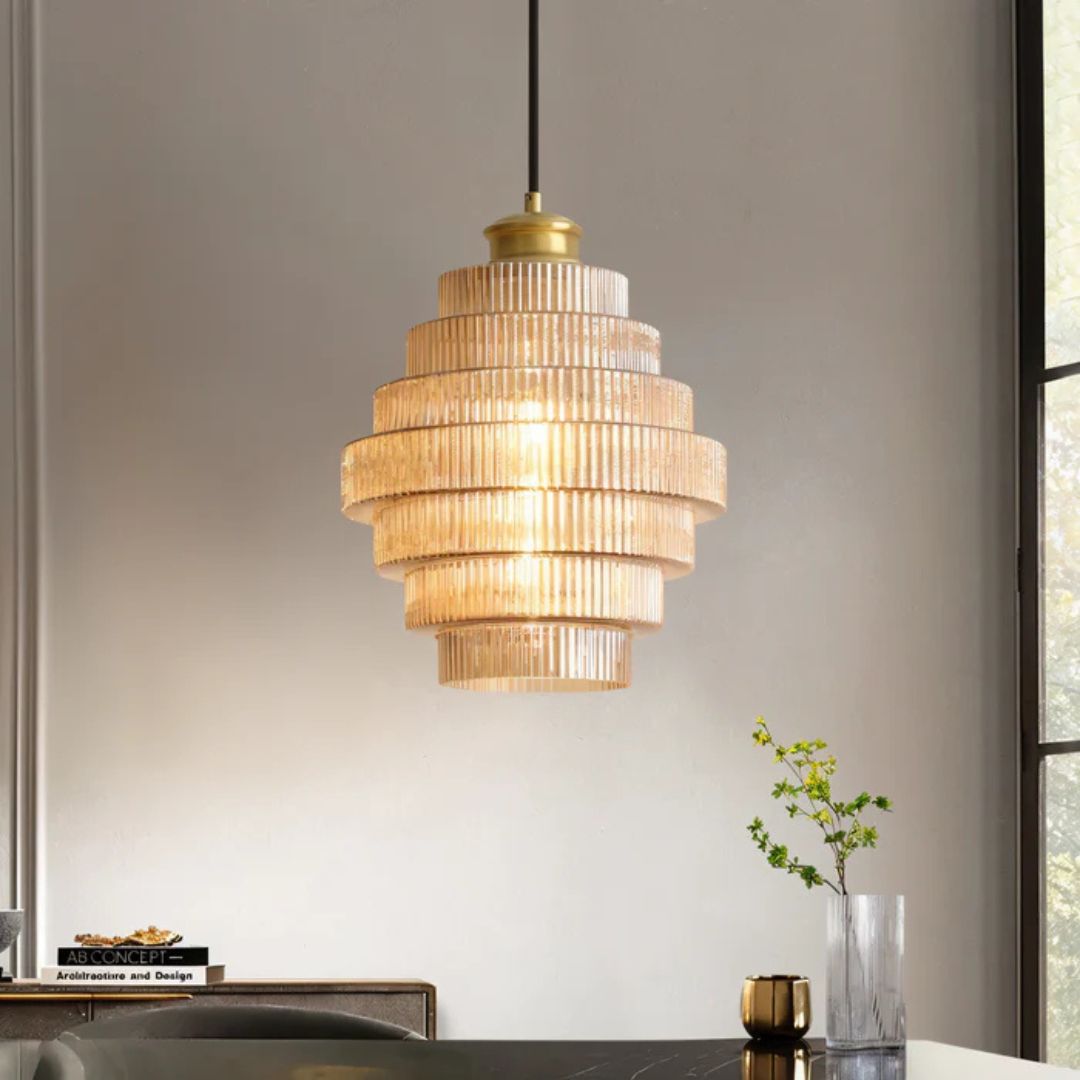 Classic Pendant Glass Ceiling Light - Luxicro