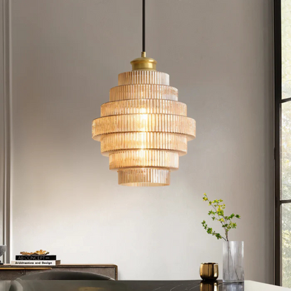 Classic Pendant Glass Ceiling Light - Luxicro