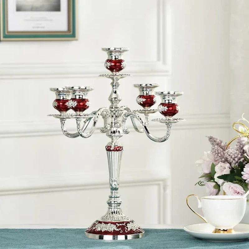 Elegant Gold Candle Holder