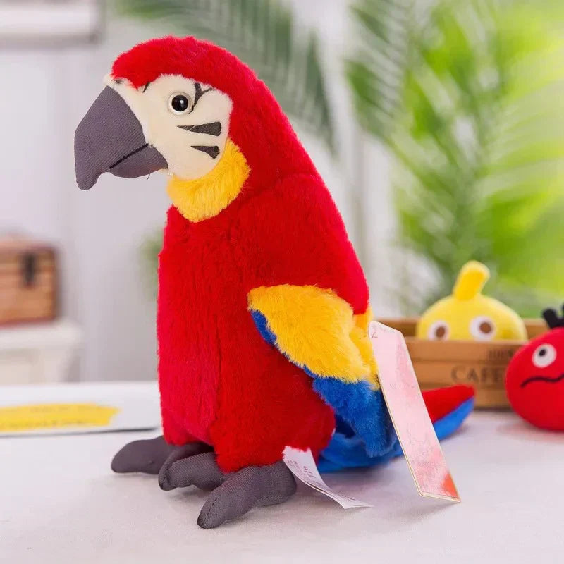Colorful Soft Speaking Bird Toy - Luxicro