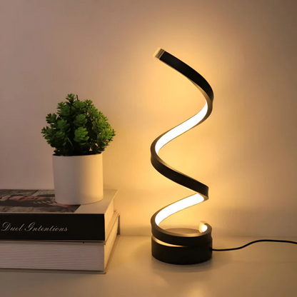 Modern Twist LED Table Lamp - Luxicro