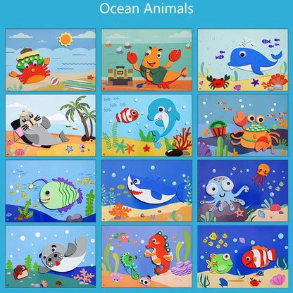 Colorful Children's Creative Sticker Set