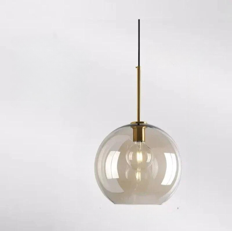 Sleek Chrome Hanging Pendant Light