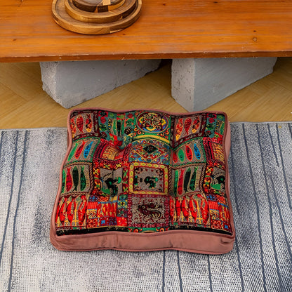 Bohemian Style Tied Pillow Cushion