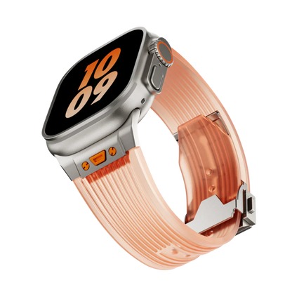 Clear Flexible Apple Watch Strap
