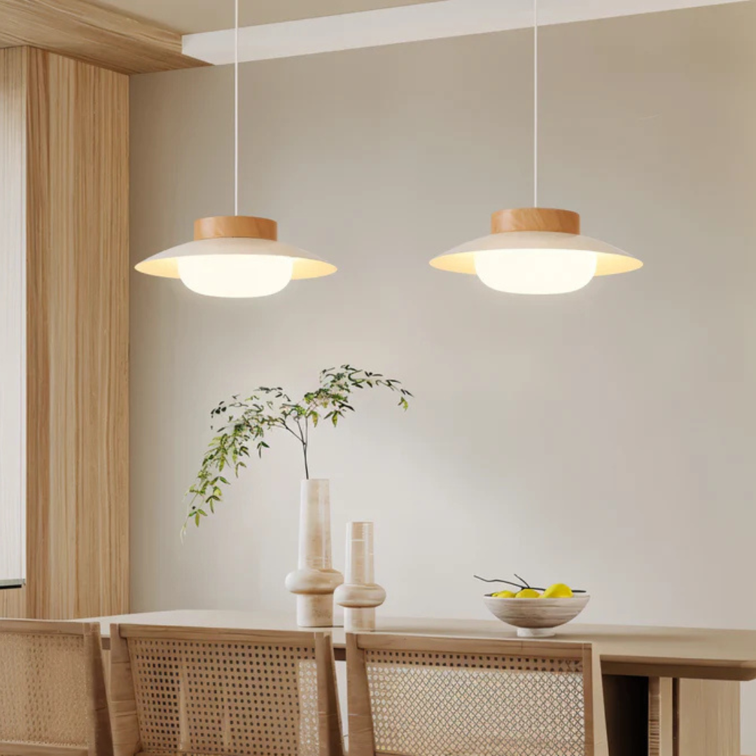 Elegant White Pendant Light Fixture - Luxicro