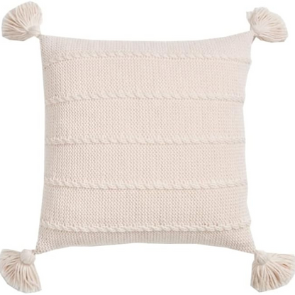 Cozy Pom Pom Throw Pillow