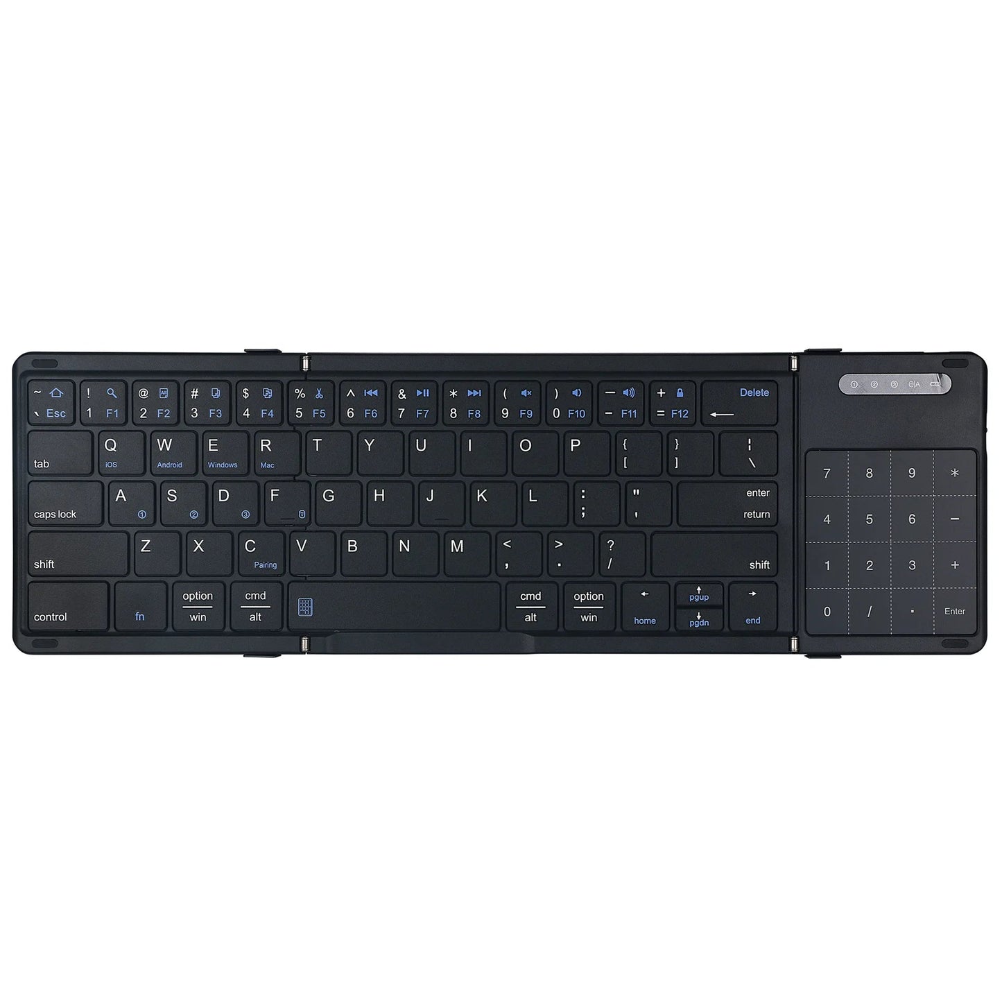 Compact Foldable Wireless Bluetooth Keyboard - Luxicro