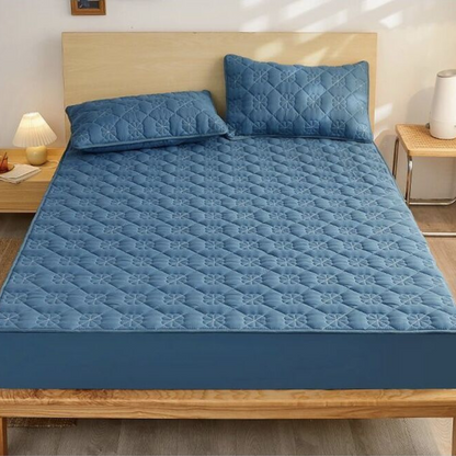 Breathable Bed Protector and Pillowcase Set