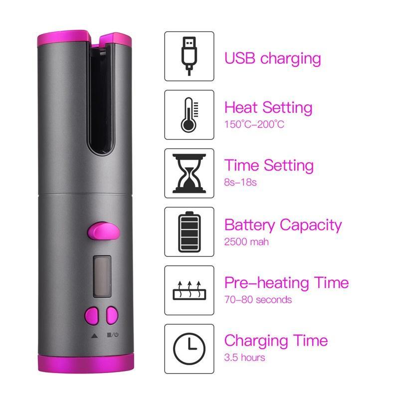 Simple Wireless 360 Degree Flat Iron
