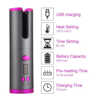 Simple Cordless Curling Iron Wand