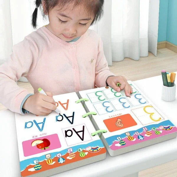 Fun Kids Activity Workbook for Learning and Drawing - Luxicro