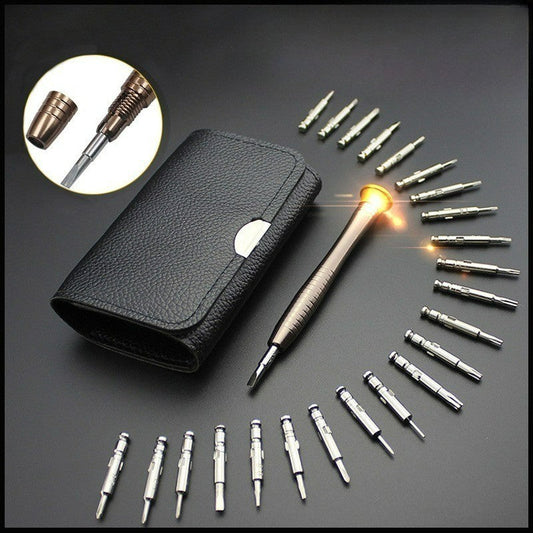 Complete 25-Piece Multi-Tool Kit Set - Luxicro