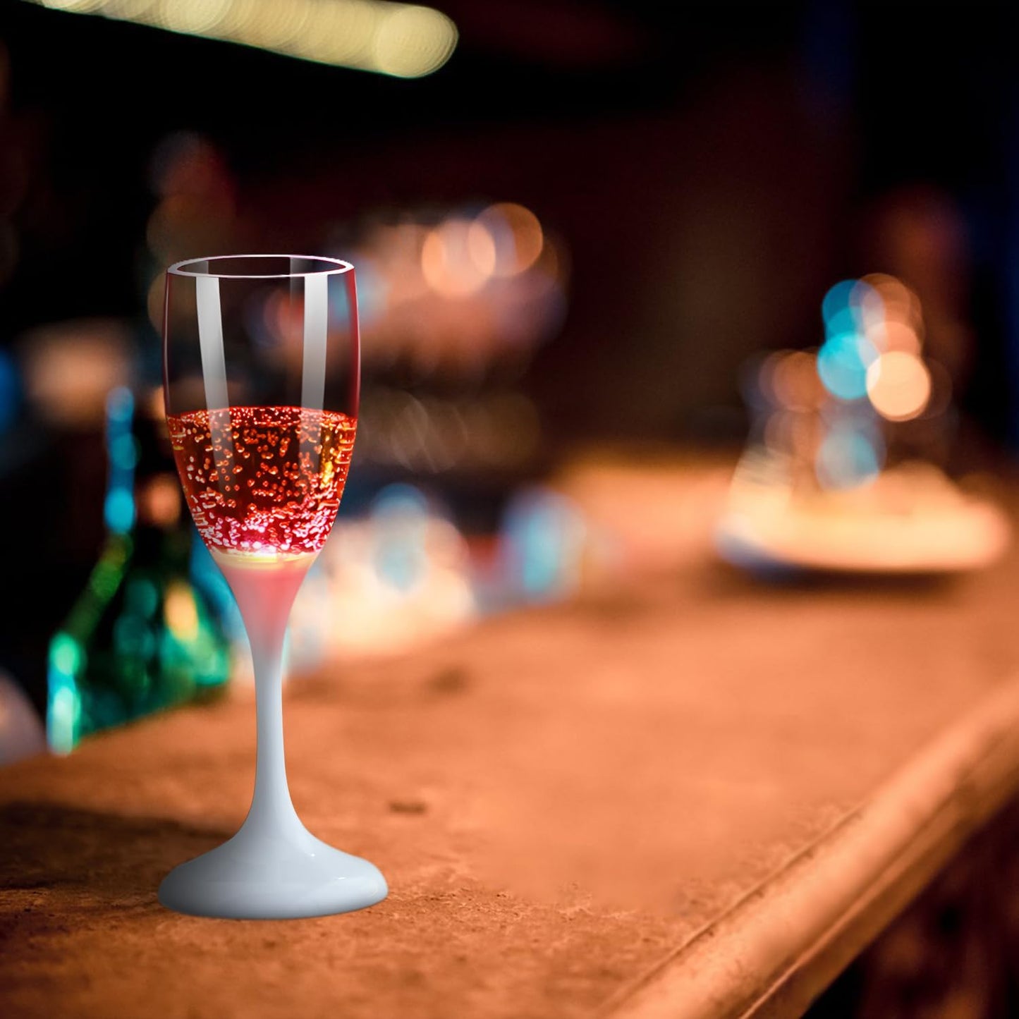 Vibrant LED Glow Wine Glasses