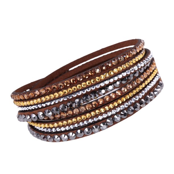 Shiny Ladies Glittering Multi Layer Bracelet