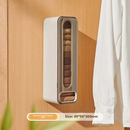 Hanging Sock Organizer Storage Bin - Luxicro