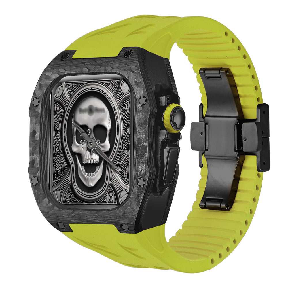 Durable Carbon Fiber Apple Watch Ultra Case Kit