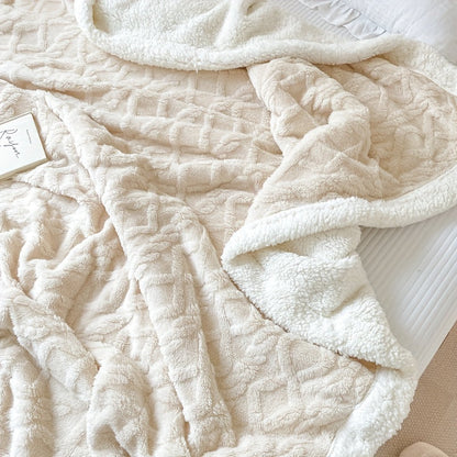 Cozy Plush Throw Blanket for Home Decor