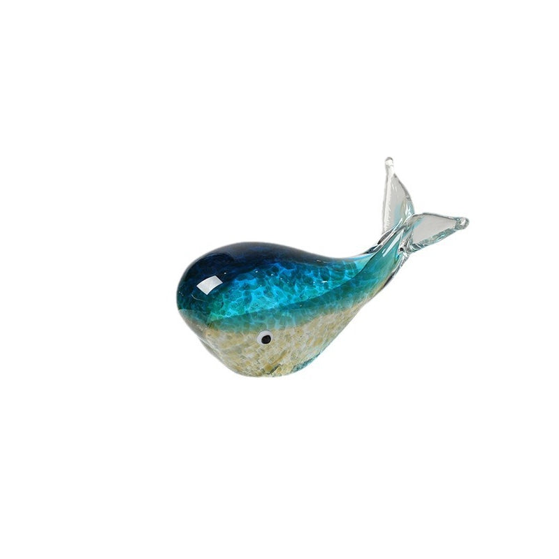 Beautiful Ocean Whale Glass Figurine