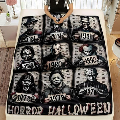 Cozy Spooky Funny Throw Blanket
