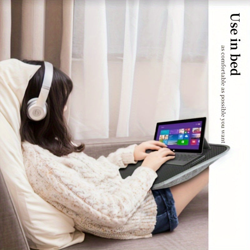 Compact Laptop Table with Cushion Base