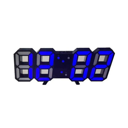 Contemporary Slim LED Digital Wall Clock with Adjustable Light