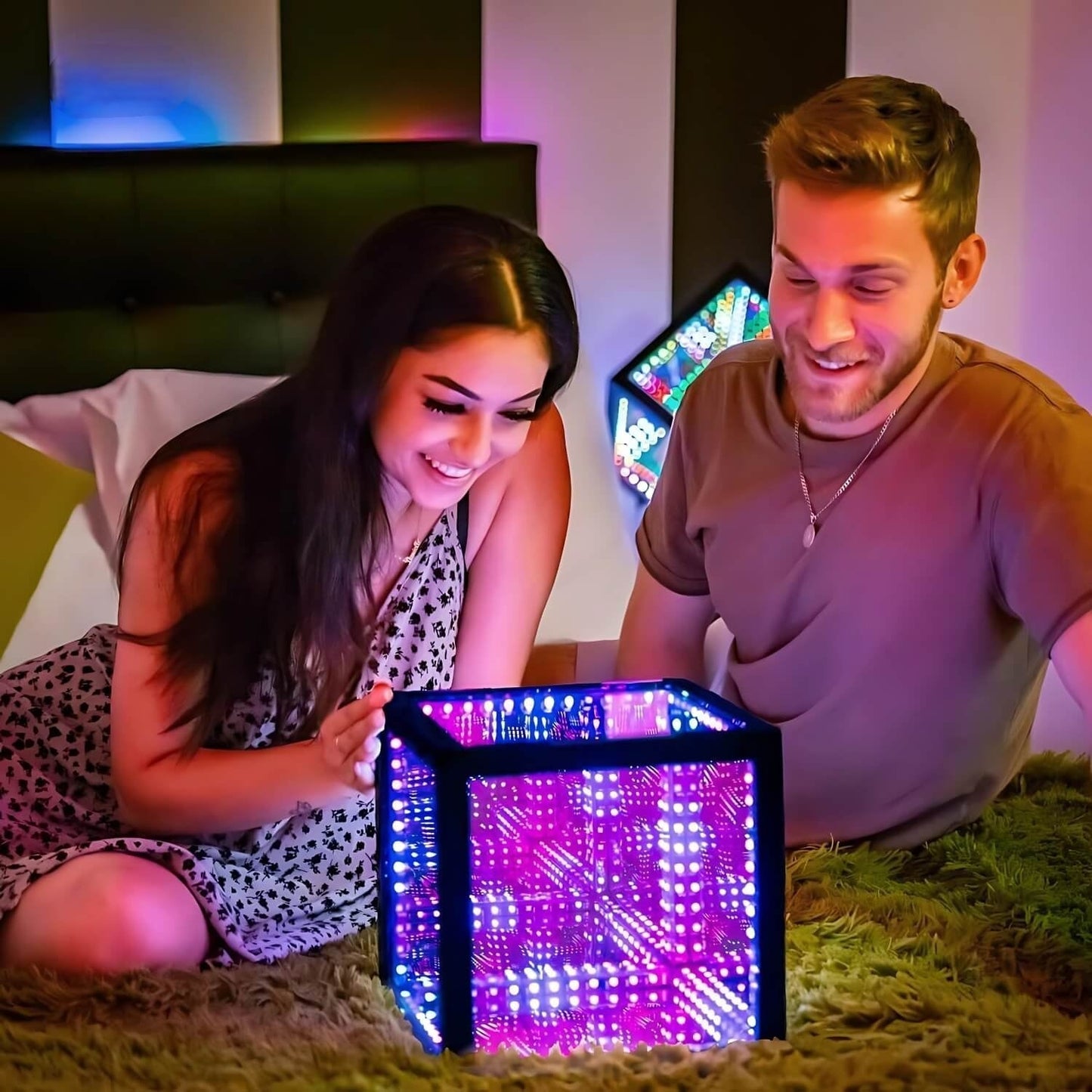 3D Visual LED Globe Light with Depth Effect