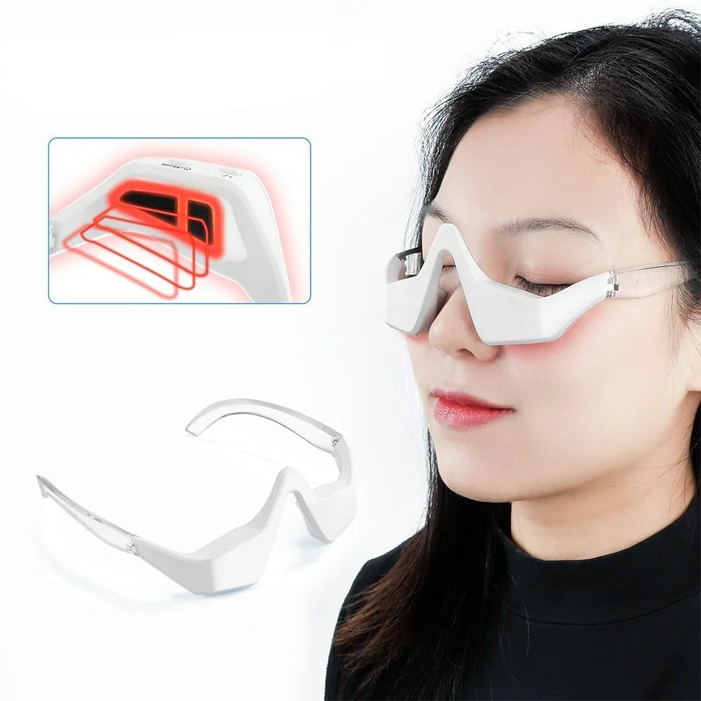 Advanced Eye Care Device with Red Light and Massage - Luxicro