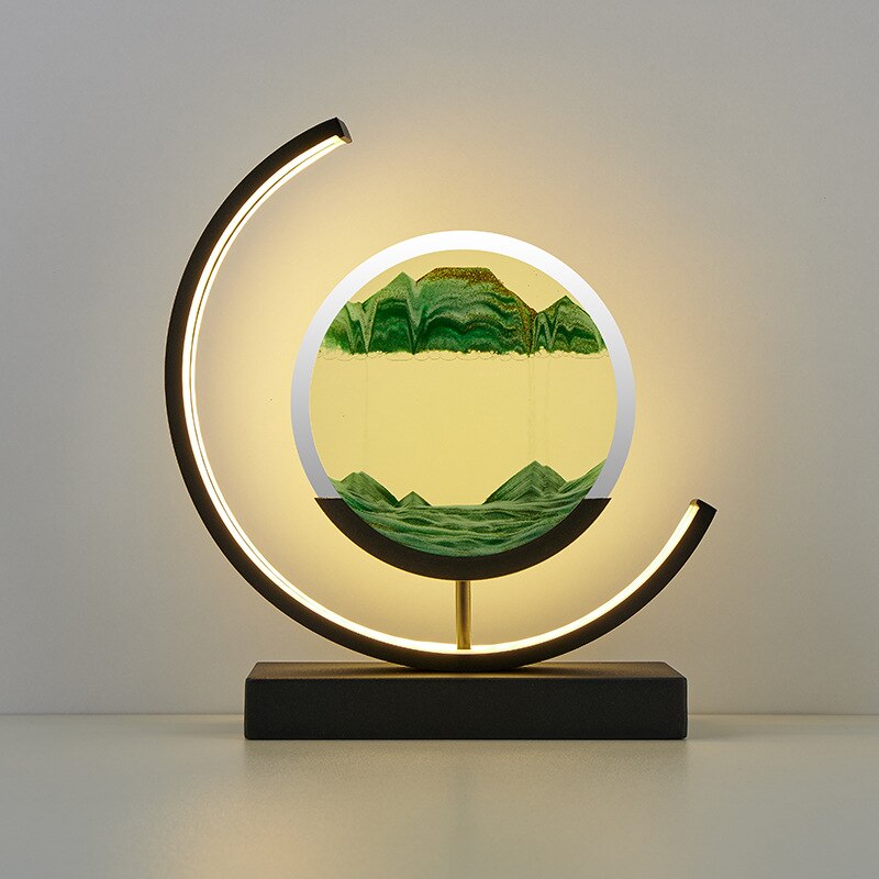 Beautiful Ocean Glass Desk Lamp - Luxicro