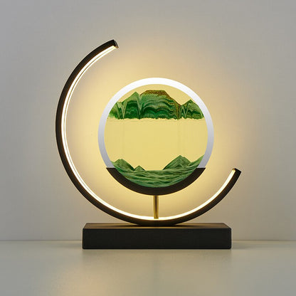 Beautiful Ocean Glass Desk Lamp - Luxicro