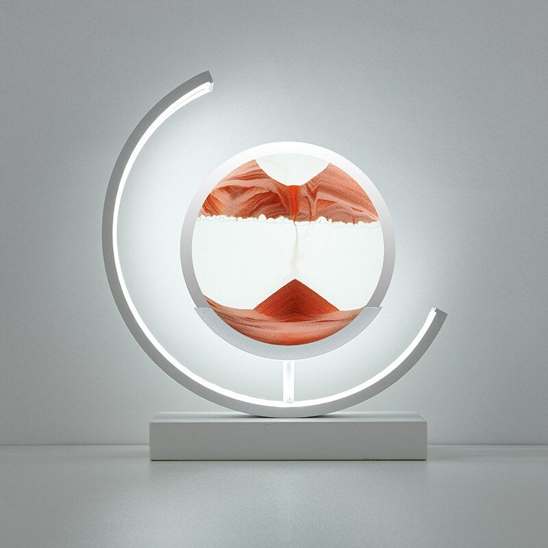 Beautiful Ocean Glass Desk Lamp