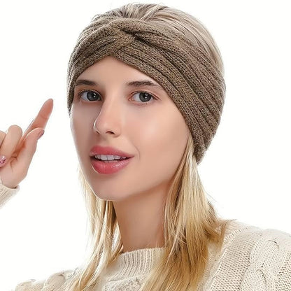 Soft Cozy Beanie Headband Set