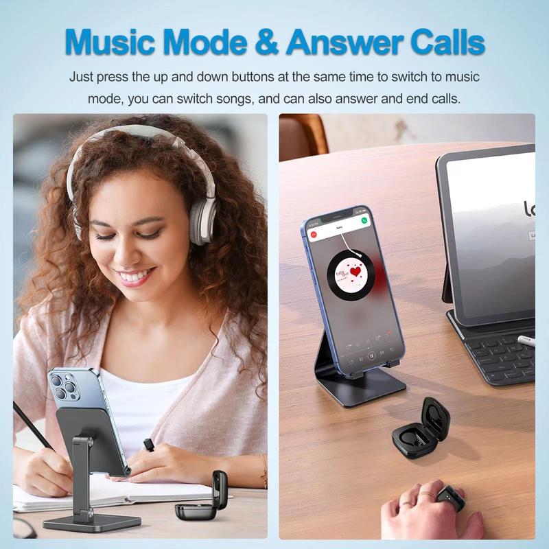 Slim Wireless Ring Phone Controller