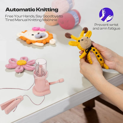 Automatic Yarn Knitting Machine for Consistent Stitches