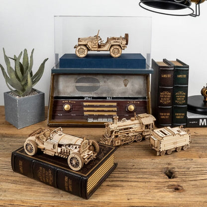 Personalized Wooden Brain Teaser Puzzle Set
