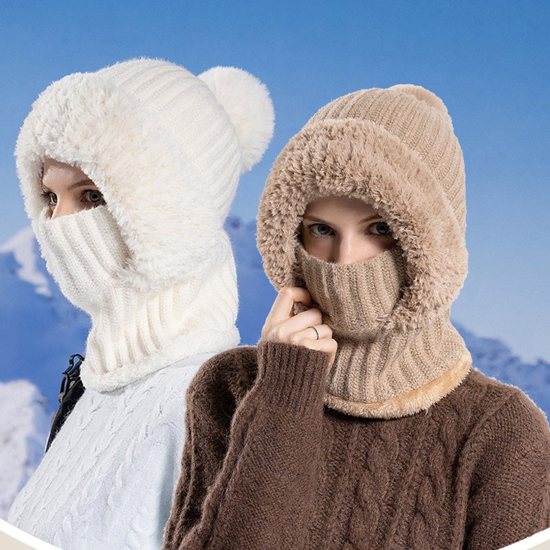 Warm Women's Cable Knit Winter Hat